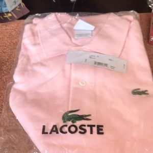 Men’s Lacoste polo size leg